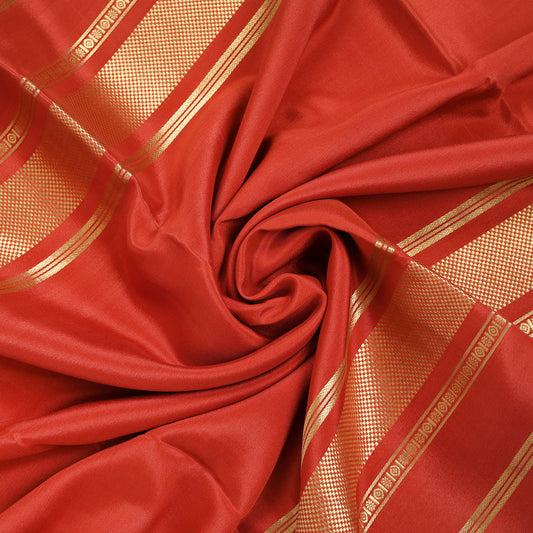light brown silk saree