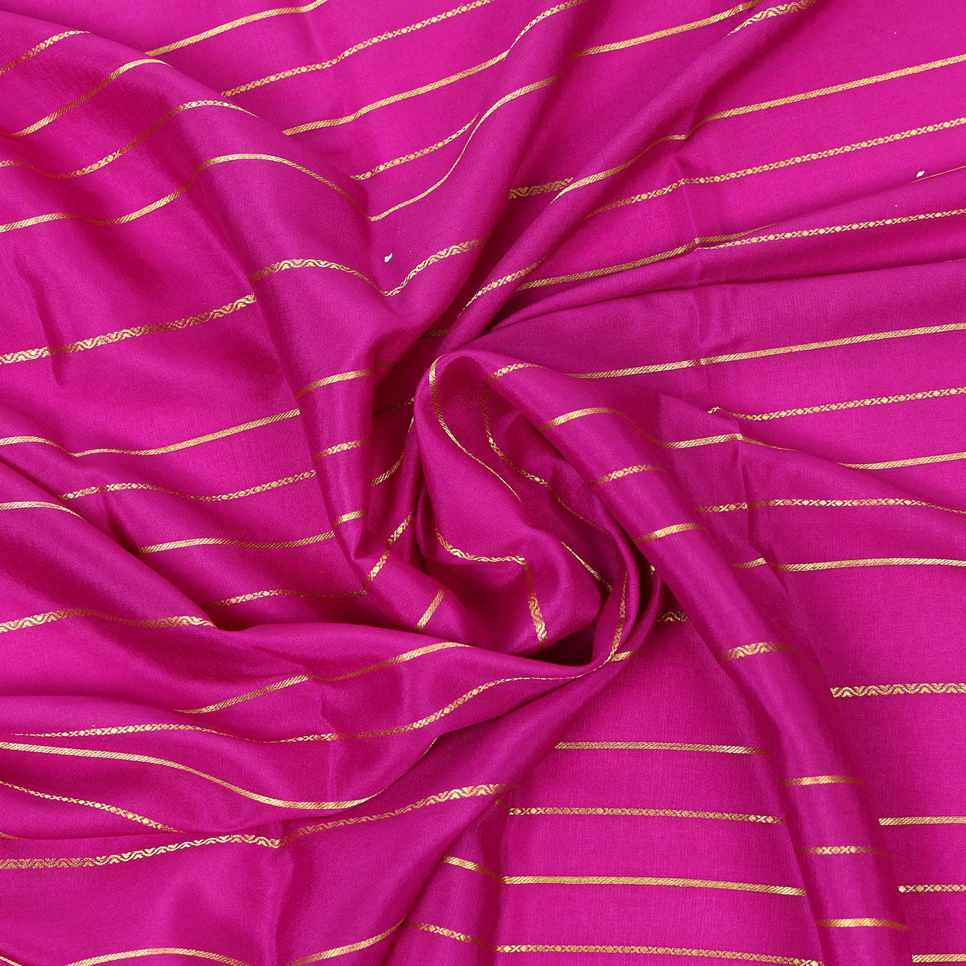 Majenta striped Mysore crepe pure silk saree with soft elegant drape