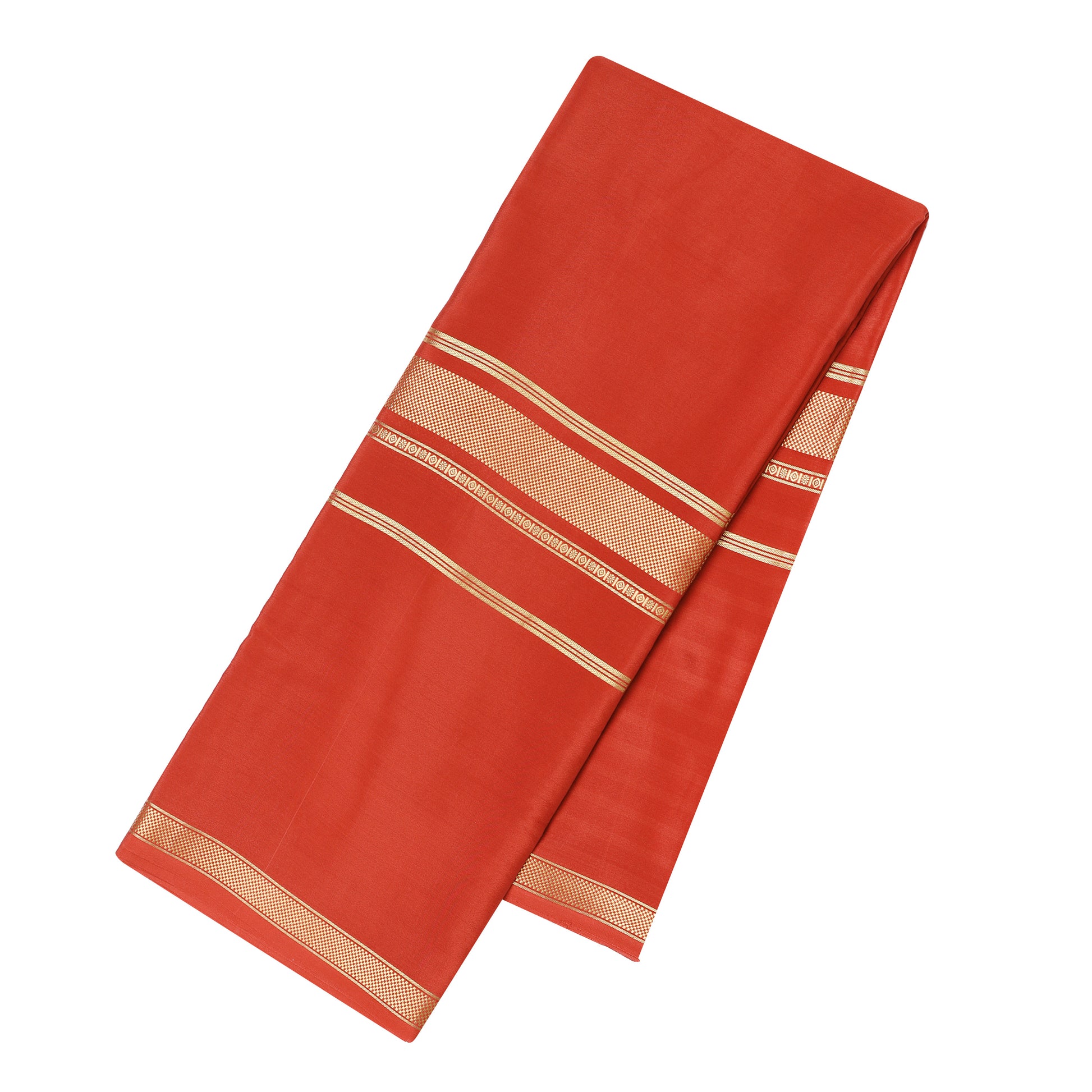  light brown silk saree