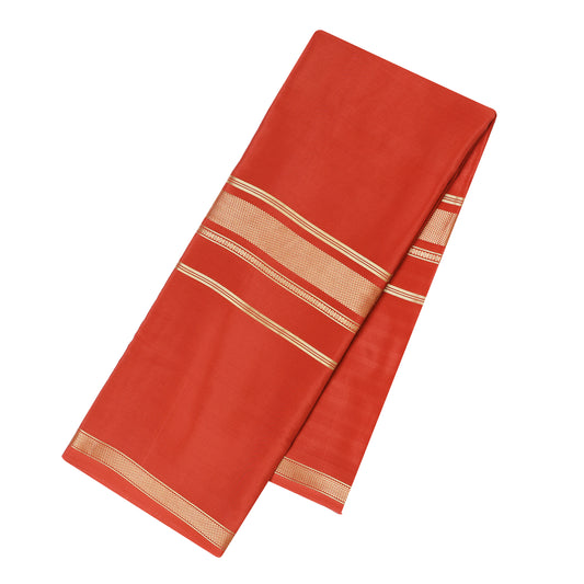  light brown silk saree