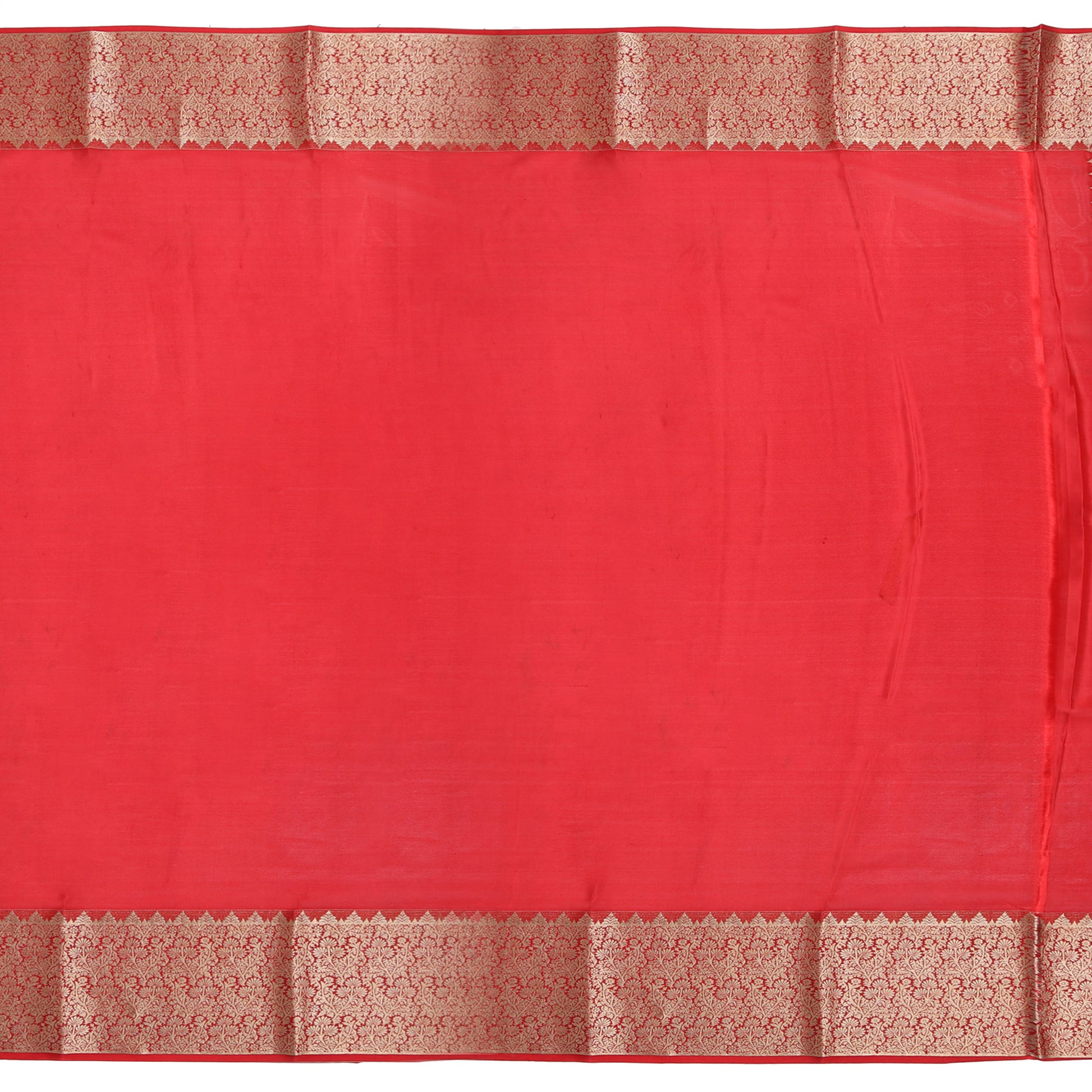 Parrot green Mysore crepe pure silk saree for traditional wear