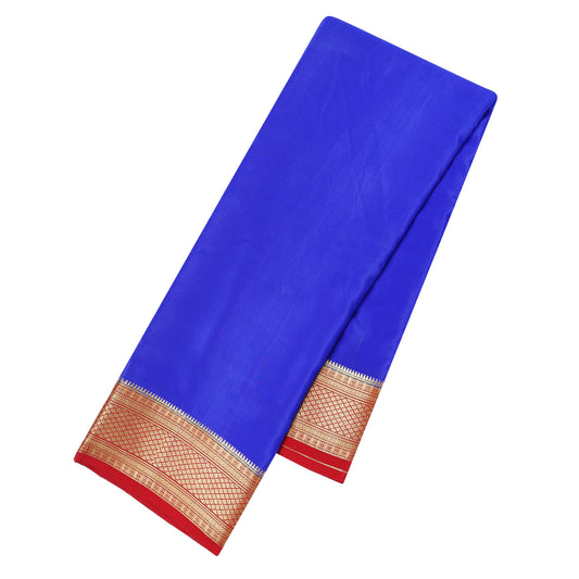 Violet Mysore crepe pure silk saree with soft drape