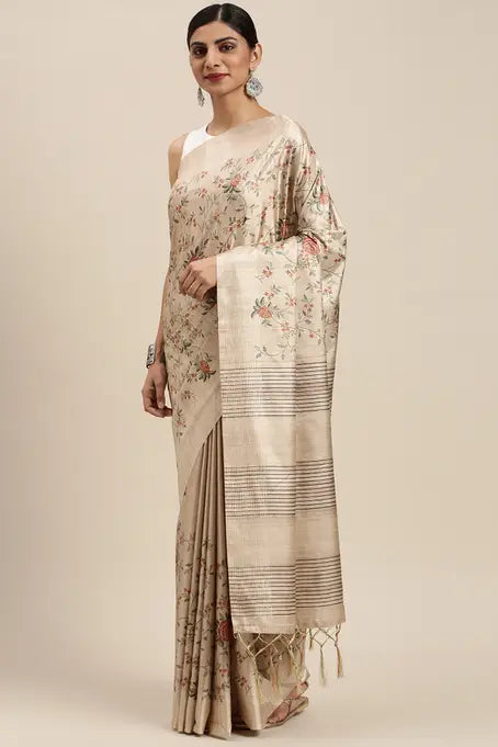 Mysore Crepe Pure Silk Saree